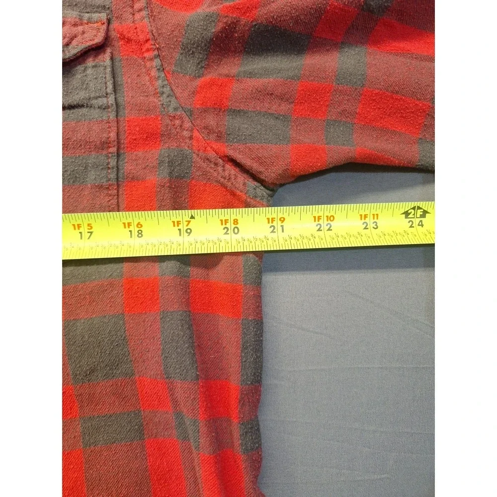 Kavu Flannel Shirt Men's Large Buffalo Plaid‎ Outdoor Lumberjack Camping Hiking